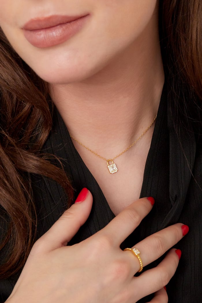necklace lock stones - 925  h5Picture3